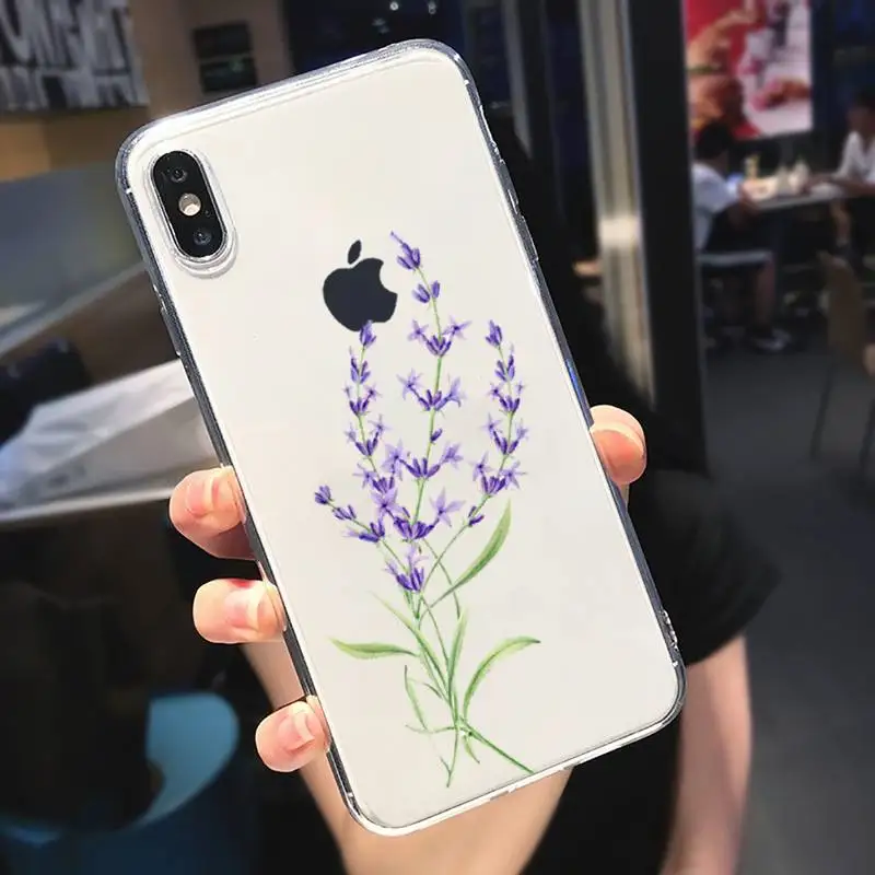 Simple Lavender Purple Flowers Phone Case Transparent soft For iphone 5 5s 5c se 6 6s 7 8 11 12 plus mini x xs xr pro max 
Simple Lavender Purple Flowers Phone Case Transparent soft For iphone 5 5s 5c se 6 6s 7 8 11 12 plus mini x xs xr pro max
