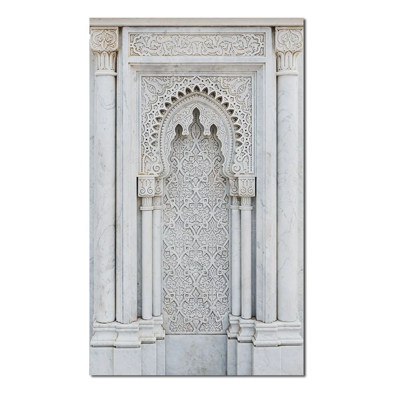 Wall Print Canvas Palace Architecture Corridor Flower Shape Wall Pattern Modern Background Living Room and Bedroom Decoration 
Wall Print Canvas Palace Architecture Corridor Flower Shape Wall Pattern Modern Background Living Room and Bedroom Decoration