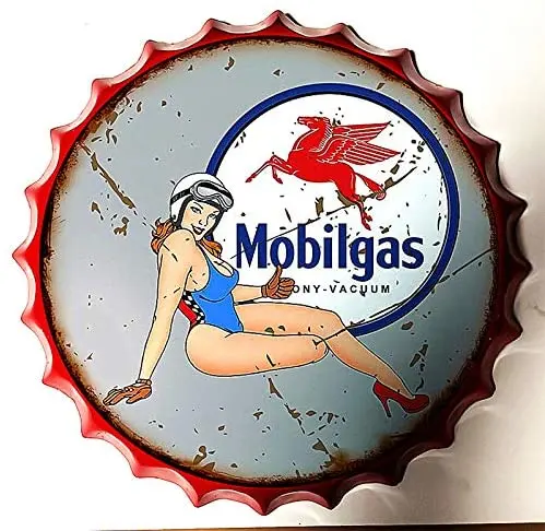 Royal Tin Sign Bottle Cap Metal Tin Sign Gasoline Gas Oil Petrol Diameter 13.8 inches, Round Metal Signs for Home and Kitchen
Royal Tin Sign Bottle Cap Metal Tin Sign Gasoline Gas Oil Petrol Diameter 13.8 inches, Round Metal Signs for Home and Kitchen
