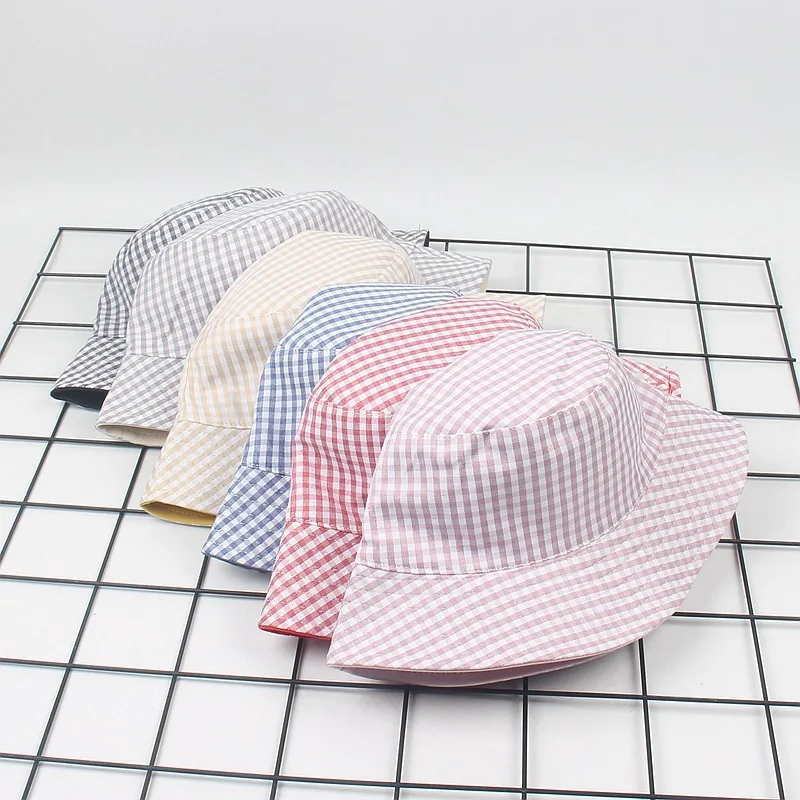 Summer Bucket Hats Women Men's Panama Hat Double-sided Wear Fishing Hat Fisherman Cap for Boys Girls Bob Gorros Plaid Sun Hat
Summer Bucket Hats Women Men's Panama Hat Double-sided Wear Fishing Hat Fisherman Cap for Boys Girls Bob Gorros Plaid Sun Hat