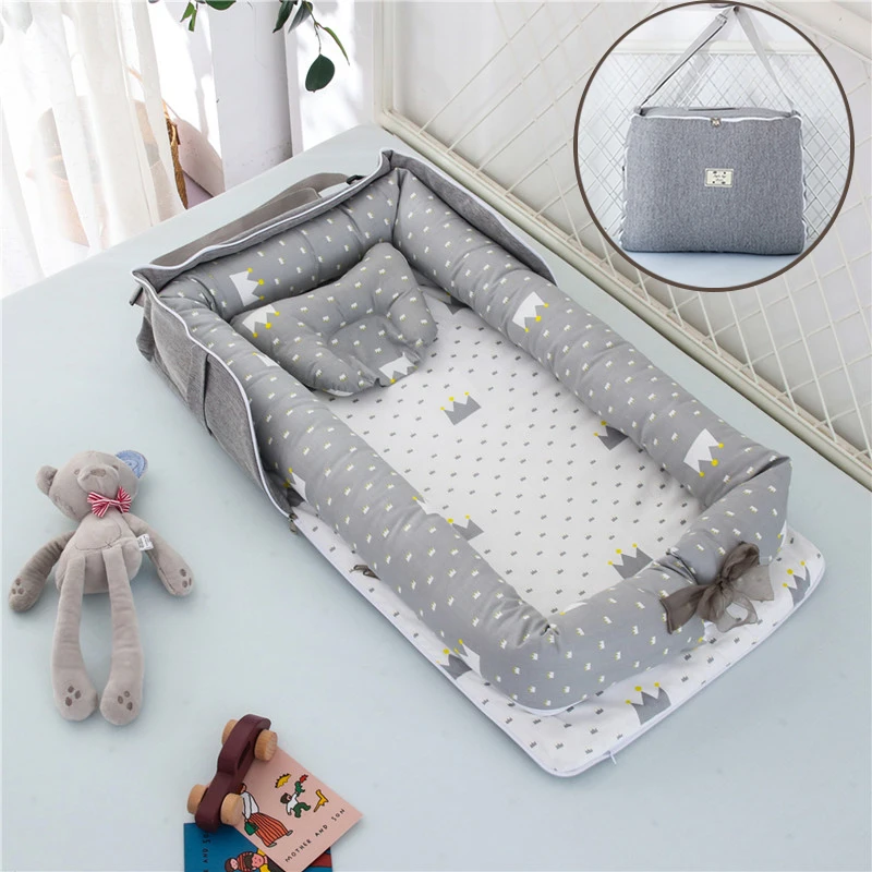 Removable Newborn Bed Baby Cot Nest Bed Bag Set Bebe Protect Cradle Cushion Bumper Portable Travel Crib for Newborn babynest
Removable Newborn Bed Baby Cot Nest Bed Bag Set Bebe Protect Cradle Cushion Bumper Portable Travel Crib for Newborn babynest