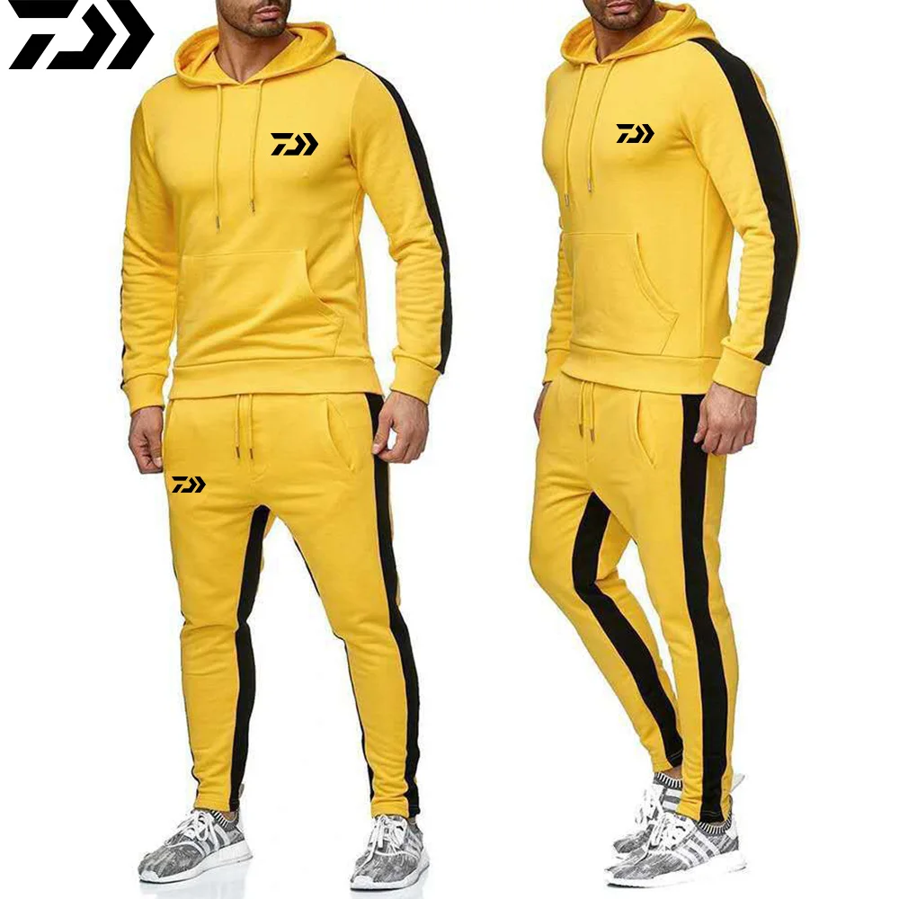 Daiwa Fishing Hooded Suit Outdoor Casual Sport Clothes Men's Professional Clothing Cotton Two Piece Sweatshirt Pants Fishing
Daiwa Fishing Hooded Suit Outdoor Casual Sport Clothes Men's Professional Clothing Cotton Two Piece Sweatshirt Pants Fishing