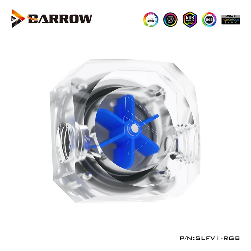 Barrow Computer Water Cooling Flow Velocity Meter Acrylic Ceramic Bearing 5V ARGB Flow Indicator Black,Green.Red,Blue ,SLFV1-RGB
Barrow Computer Water Cooling Flow Velocity Meter Acrylic Ceramic Bearing 5V ARGB Flow Indicator Black,Green.Red,Blue ,SLFV1-RGB