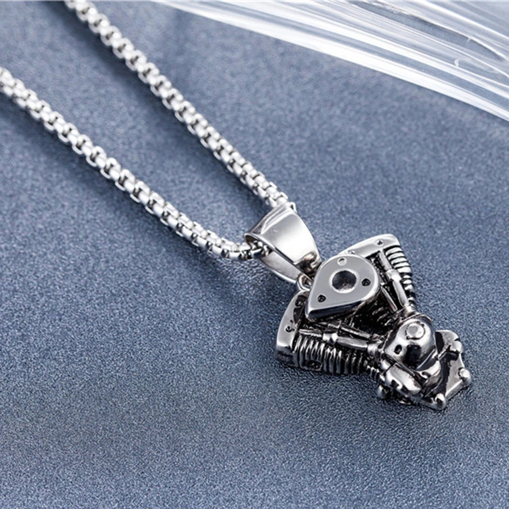 Fashion Trend Creative Motorcycle Engine Shape Men's Birthday Gift Necklace Anniversary Party Party Jewelry Necklace Wholesale
Fashion Trend Creative Motorcycle Engine Shape Men's Birthday Gift Necklace Anniversary Party Party Jewelry Necklace Wholesale