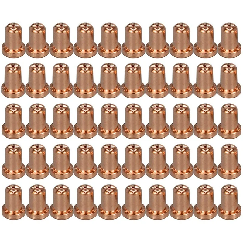 80Pcs Red Copper Extended Long Plasma Cutter Tip Electrode and Nozzle Kit PT31 LG40 40A Cutting Welding Machine 
80Pcs Red Copper Extended Long Plasma Cutter Tip Electrode and Nozzle Kit PT31 LG40 40A Cutting Welding Machine
