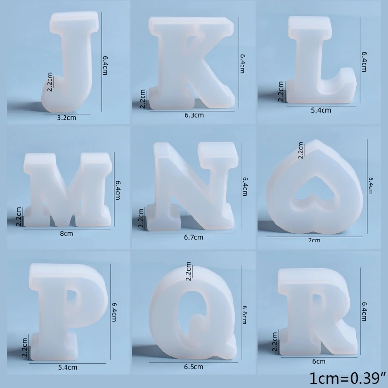 26 Pcs/Set Letter Decorations Silicone Mould DIY Crafts Jewelry Making Tool English Alphabet Crystal Epoxy Resin Mold
26 Pcs/Set Letter Decorations Silicone Mould DIY Crafts Jewelry Making Tool English Alphabet Crystal Epoxy Resin Mold