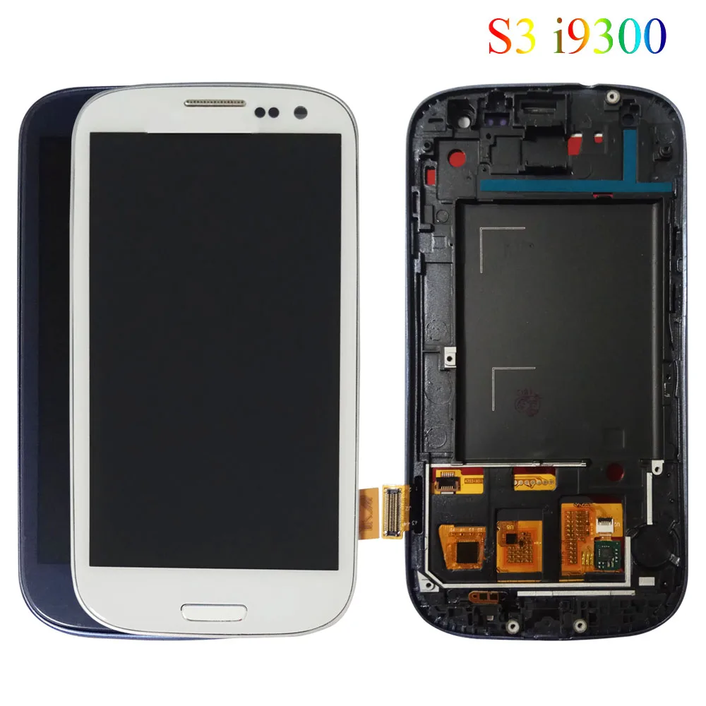 I9300 ЖК-дисплей для SAMSUNG Galaxy S3 i9300i ЖК-экран i9301 i9308i i9301i дисплей Сенсорная панель