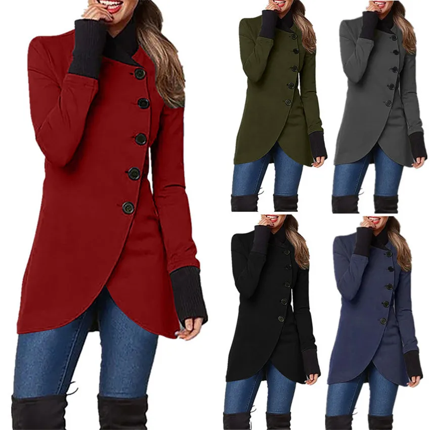 New Fashion Women Winter Casual Warm Button Vintage Coats Jackets 2022 Autumn Solid Colors Ladies Coat
New Fashion Women Winter Casual Warm Button Vintage Coats Jackets 2022 Autumn Solid Colors Ladies Coat