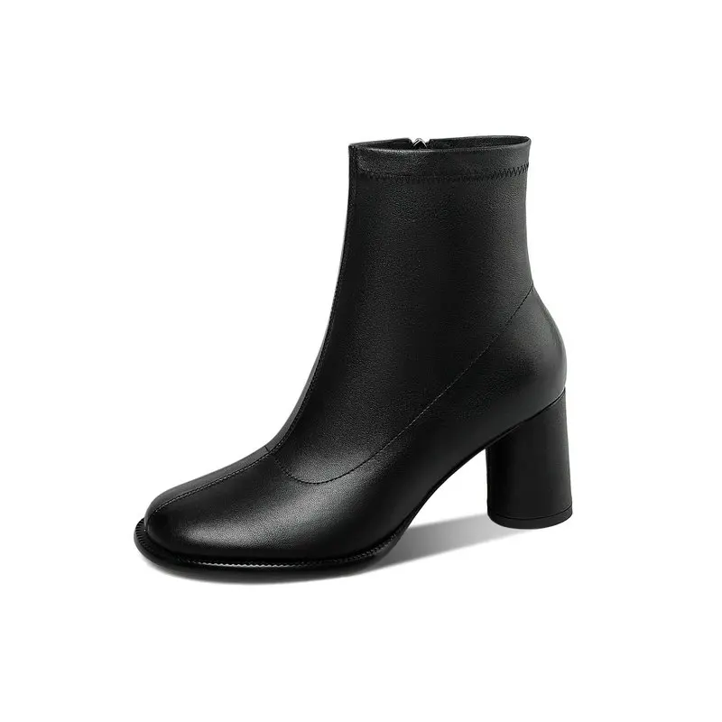 Brand 2020 Winter autumn Short Boots Classic Genuine Leather Party Shoes Woman Big Size rouned Heels New Women Ankle Boots
Brand 2020 Winter autumn Short Boots Classic Genuine Leather Party Shoes Woman Big Size rouned Heels New Women Ankle Boots