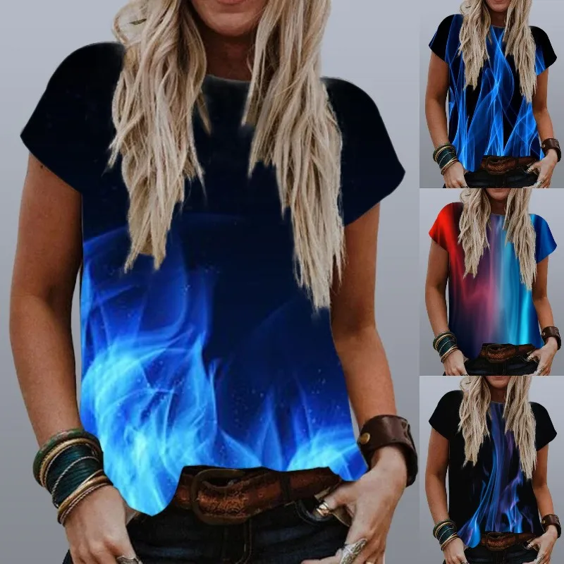 2021 Summer Ladies O Neck Fashion Streetwear Short Sleeve T Shirt Print Blusas Female Plus Size Casual Loose Top Women Clothing
2021 Summer Ladies O Neck Fashion Streetwear Short Sleeve T Shirt Print Blusas Female Plus Size Casual Loose Top Women Clothing