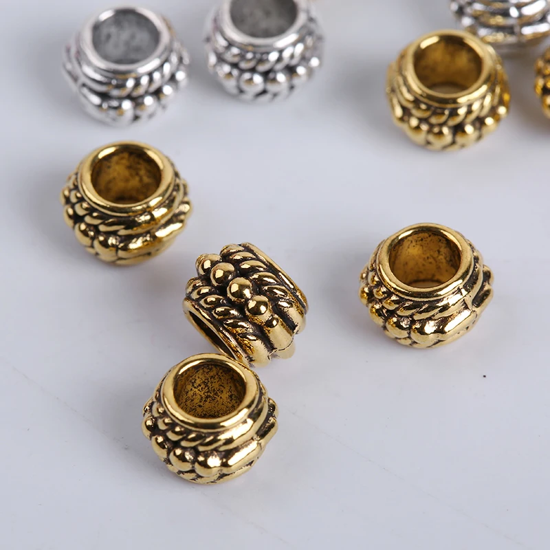 30Pcs/Lot Antique Gold Antique Sliver Loose Spacer Beads For DIy Vintage Bracelet Jewelry Making Findings Supplies
30Pcs/Lot Antique Gold Antique Sliver Loose Spacer Beads For DIy Vintage Bracelet Jewelry Making Findings Supplies