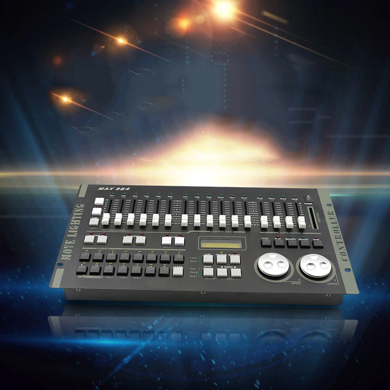 New arrival DMX 512 Max 384 console Stage lighting XLR-3 controller projector for LED Par Moving heads Beam DJ disco spot lights
New arrival DMX 512 Max 384 console Stage lighting XLR-3 controller projector for LED Par Moving heads Beam DJ disco spot lights