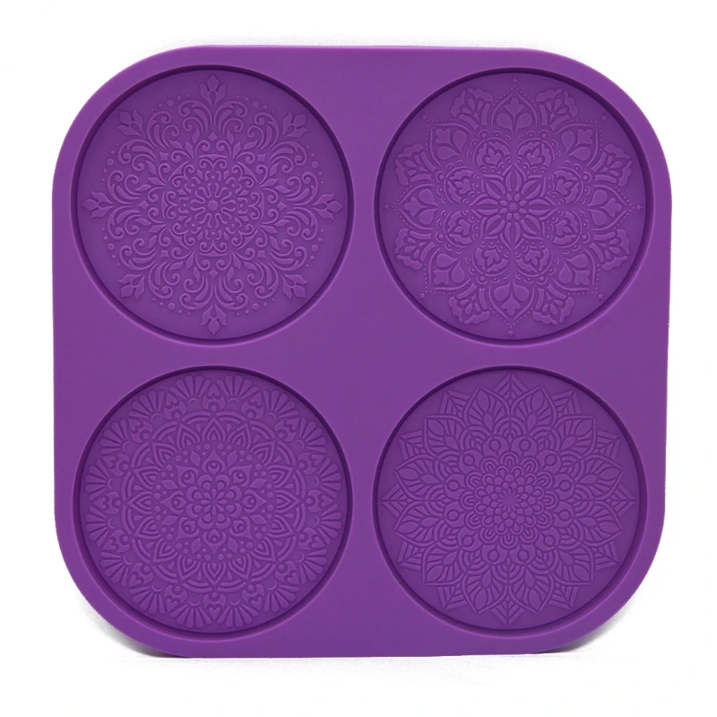X7AF Mandala Flower Coaster Silicone Resin Mold Round Coaster Epoxy Resin Mold Craft
X7AF Mandala Flower Coaster Silicone Resin Mold Round Coaster Epoxy Resin Mold Craft