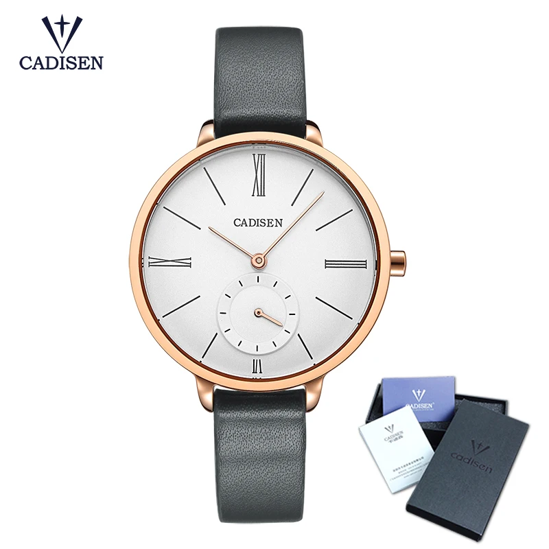 Hot CADISEN Brand Quartz Lady Watch Waterproof Women's fashion Watch Genuine Leather Upscale Large Dial Gift Wristwatches
Hot CADISEN Brand Quartz Lady Watch Waterproof Women's fashion Watch Genuine Leather Upscale Large Dial Gift Wristwatches