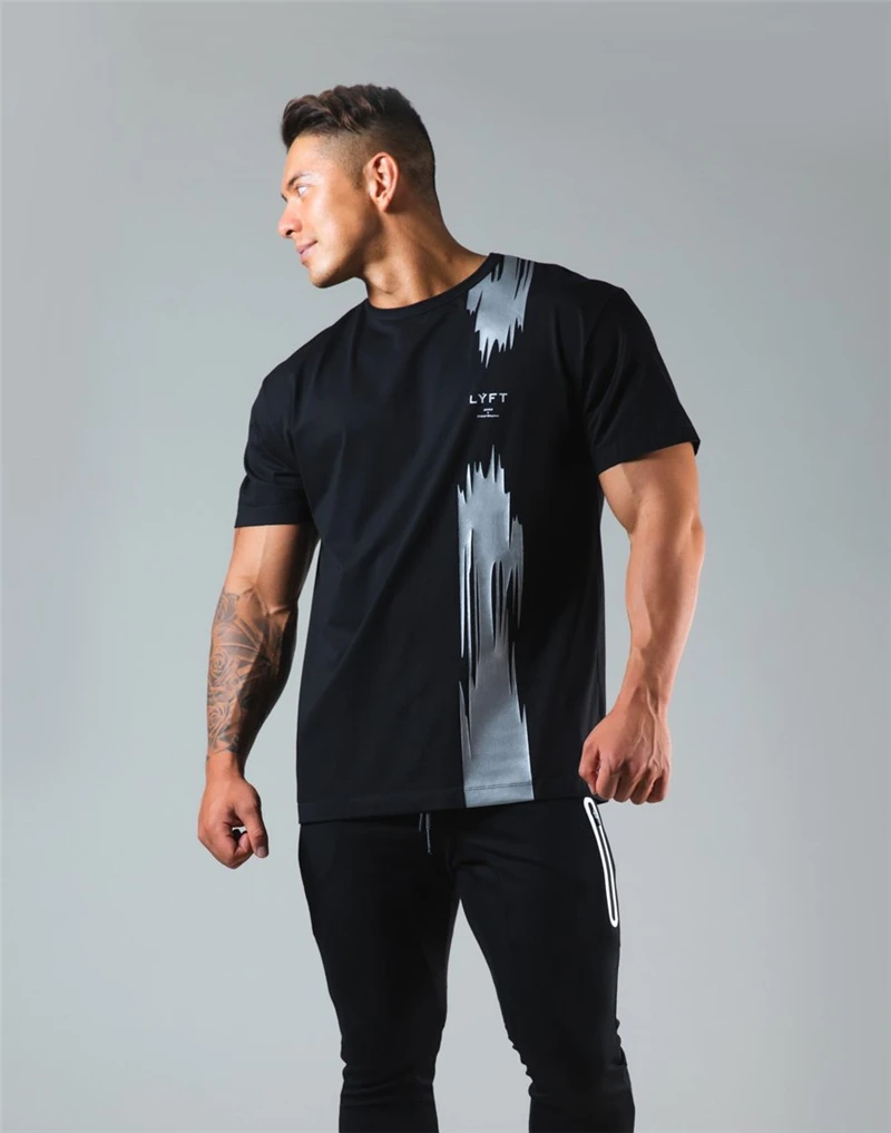 Summer New Print Mens Brand Fitness T-shirt Clothing Gyms Slim Cotton T-shirt Fitness Tees Tops Homme Gyms T Shirt Men Tees Tops
Summer New Print Mens Brand Fitness T-shirt Clothing Gyms Slim Cotton T-shirt Fitness Tees Tops Homme Gyms T Shirt Men Tees Tops