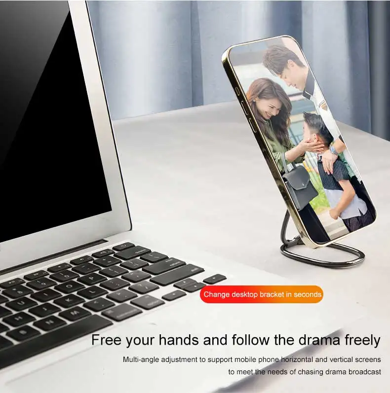 Magnetic Phone Holder 180 Degree Adjustable Metal Stand Mobile Phone Bracket For IPhone 12Pro Max Samsung Galaxy S9 Xiaomi Mi
Magnetic Phone Holder 180 Degree Adjustable Metal Stand Mobile Phone Bracket For IPhone 12Pro Max Samsung Galaxy S9 Xiaomi Mi