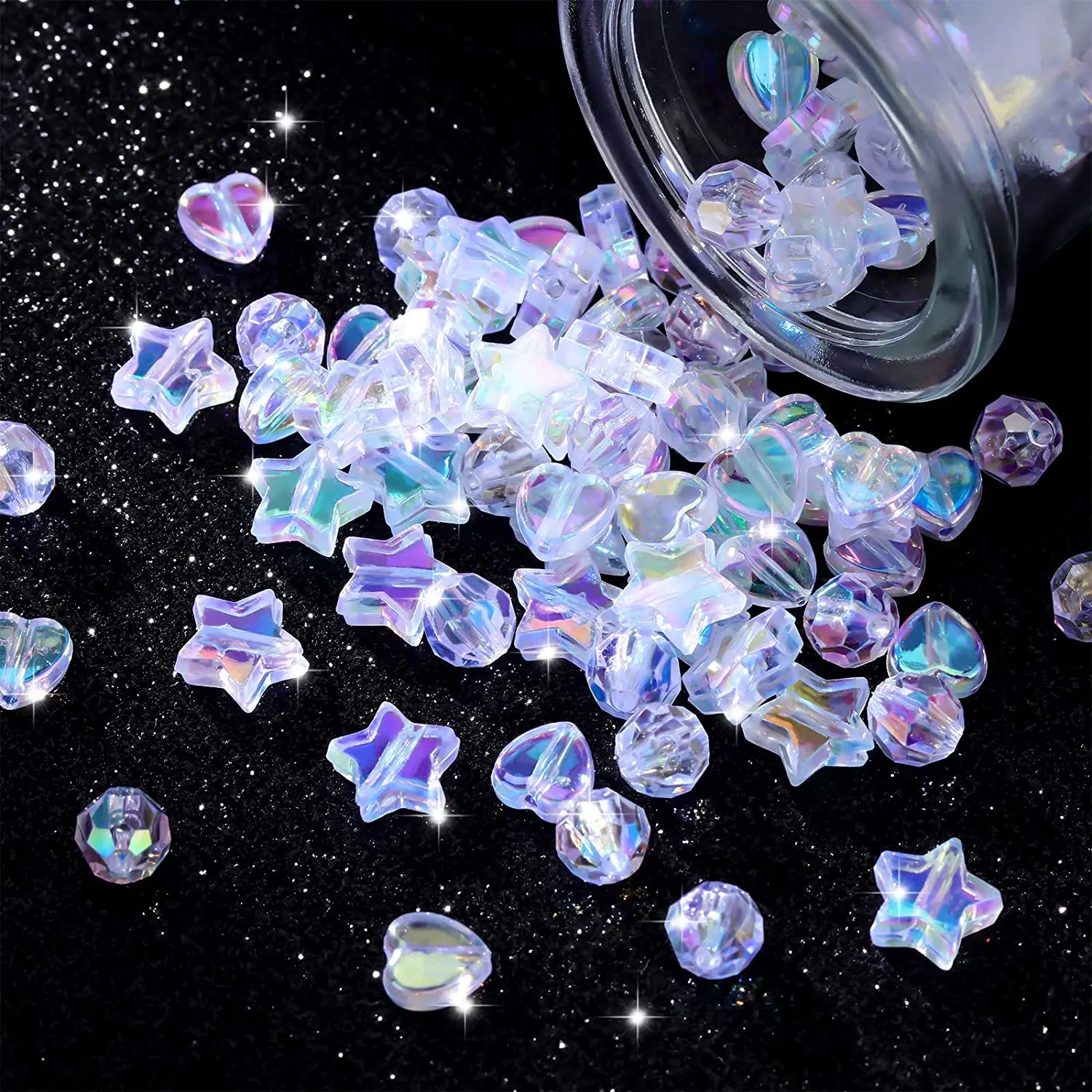 20/40PCS Czech Crystal beads Multi Gradient Color Glass Star Heart Butterfly beads for Jewelry making diy Handmade Accessories
20/40PCS Czech Crystal beads Multi Gradient Color Glass Star Heart Butterfly beads for Jewelry making diy Handmade Accessories