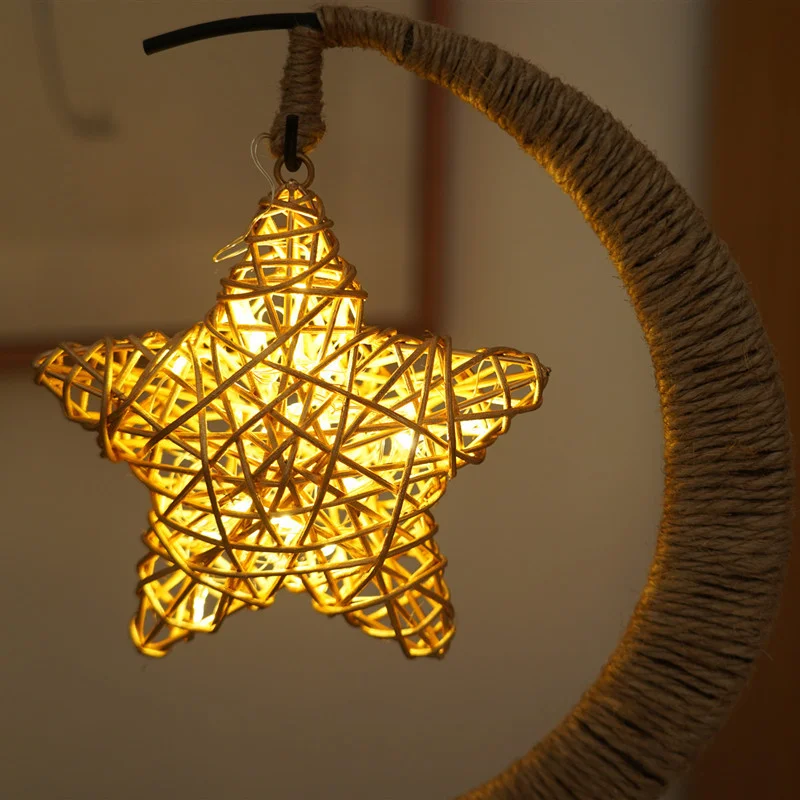 Creative handmade gift hemp rope eye protection night light star moon children birthday gift student room decoration clear bar d
Creative handmade gift hemp rope eye protection night light star moon children birthday gift student room decoration clear bar d