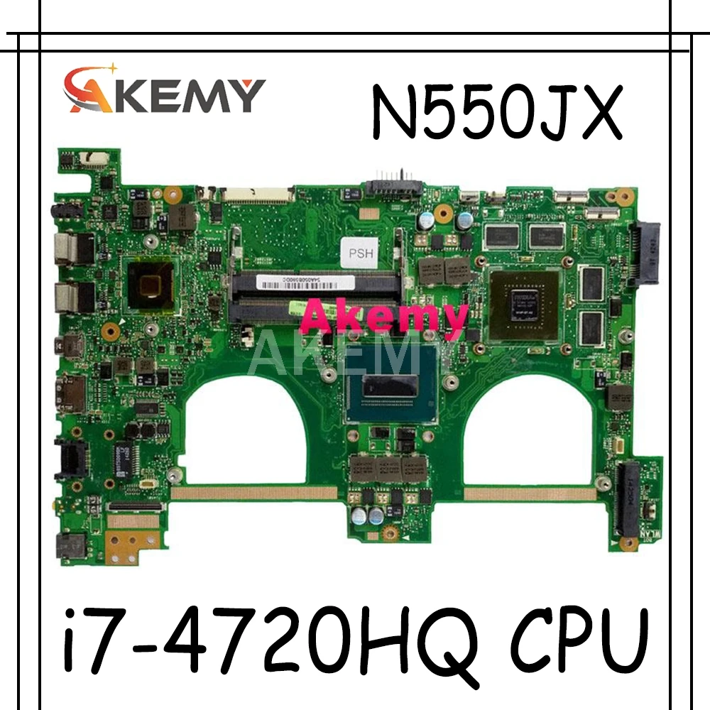 Материнская плата AKemy N550JX G550JX для ноутбука Материнская плата For Asus N550JV G550J N550J N550JX G550JX i7-4720HQ CPU GTX950M 2GB
Материнская плата AKemy N550JX G550JX для ноутбука Материнская плата For Asus N550JV G550J N550J N550JX G550JX i7-4720HQ CPU GTX950M 2GB