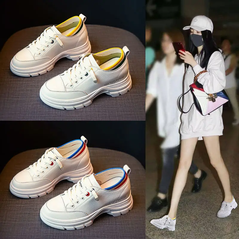 Natascha 2020 Sports Shoes Spring/autumn White Running Shoes Fashion Air Cushion Casual Comfortable Lace-up Women's Shoes 
Natascha 2020 Sports Shoes Spring/autumn White Running Shoes Fashion Air Cushion Casual Comfortable Lace-up Women's Shoes