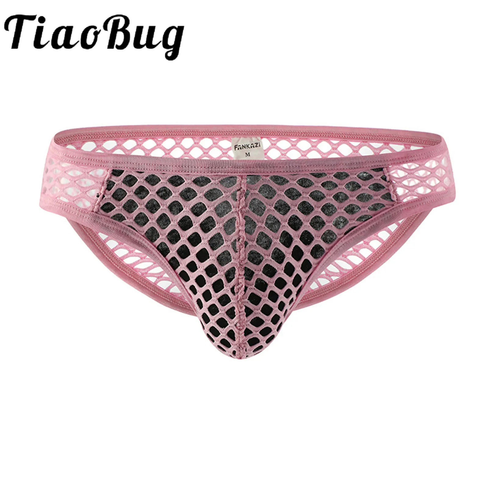 Mens Erotic Lingerie Underwear Low Waist Contrast Color Bulge Pouch Panties Underpants See-through Hollow Out Fishnet Briefs
Mens Erotic Lingerie Underwear Low Waist Contrast Color Bulge Pouch Panties Underpants See-through Hollow Out Fishnet Briefs