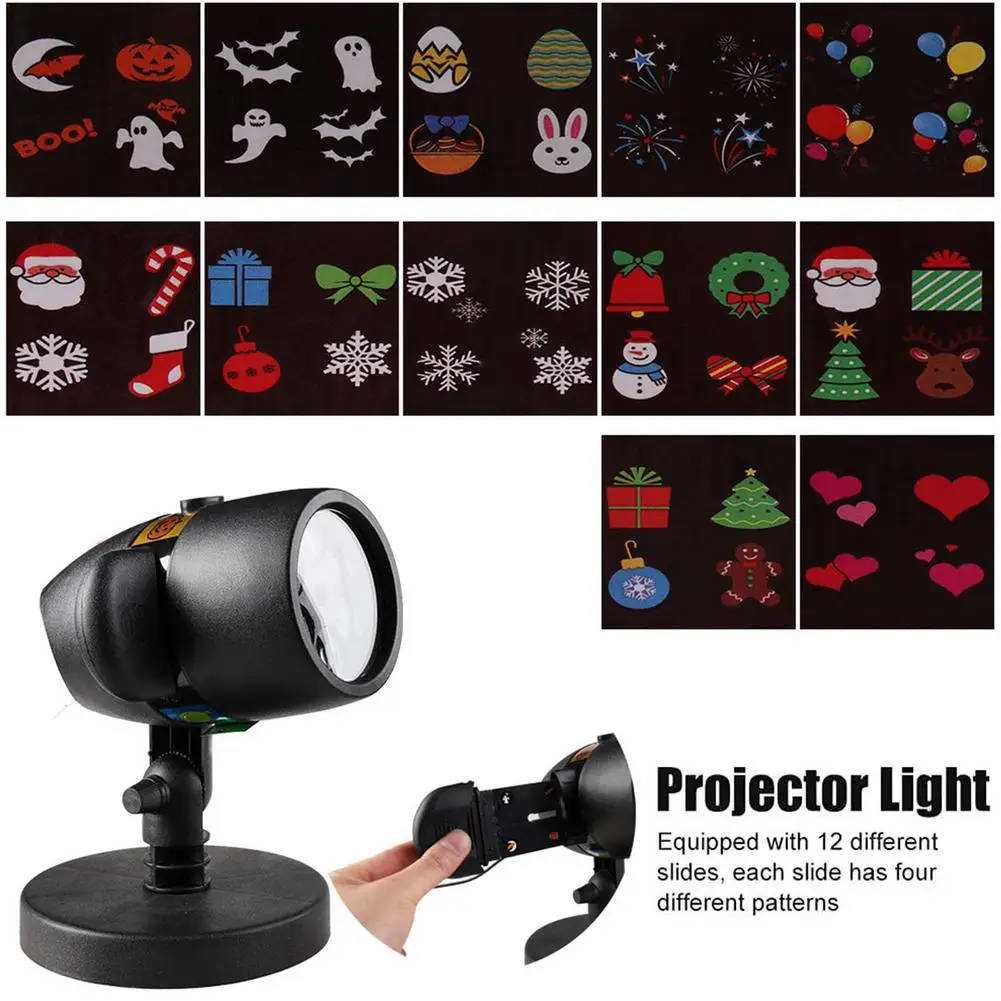 Christmas LED Stage Lights LED Snowflake Light White Snowstorm Projector Halloween Atmosphere Holiday Family Party Special Lamp
Christmas LED Stage Lights LED Snowflake Light White Snowstorm Projector Halloween Atmosphere Holiday Family Party Special Lamp