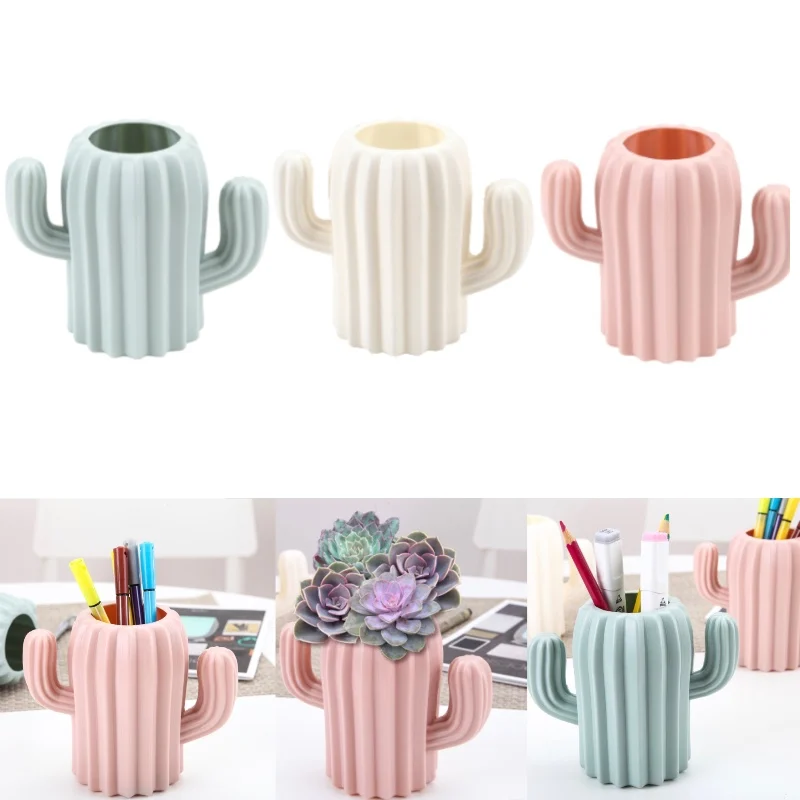 Multifunction Storage Box Pen Holder Creative Stationery box makeup barsh holder cosmetic organizer Cactus decoration mask box
Multifunction Storage Box Pen Holder Creative Stationery box makeup barsh holder cosmetic organizer Cactus decoration mask box