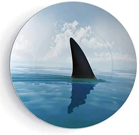 Ocean Shark Fin Sea Beach Circle Round Tin Sign Hanging Board 12 inch Diameter Wall Decoration
Ocean Shark Fin Sea Beach Circle Round Tin Sign Hanging Board 12 inch Diameter Wall Decoration