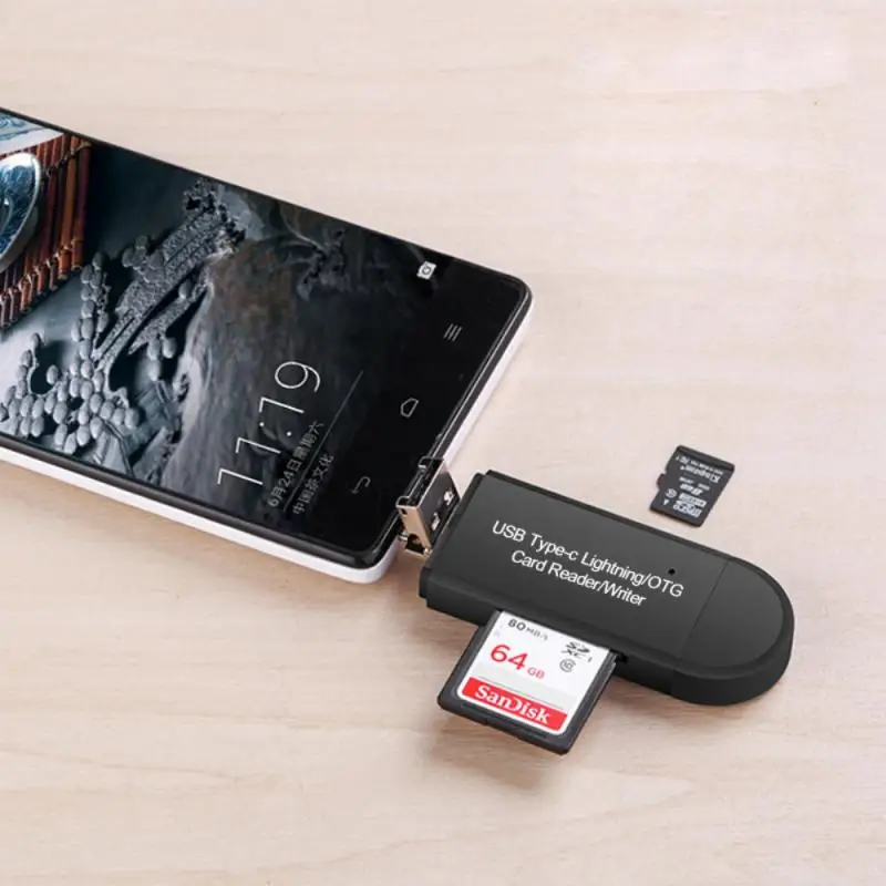 for Apple SD Card Reader USB-c/iPhone/Type-c SD Smart Memory Card Reader, Mobile Phone OTG Flash Drive Cardreader Adapter
for Apple SD Card Reader USB-c/iPhone/Type-c SD Smart Memory Card Reader, Mobile Phone OTG Flash Drive Cardreader Adapter