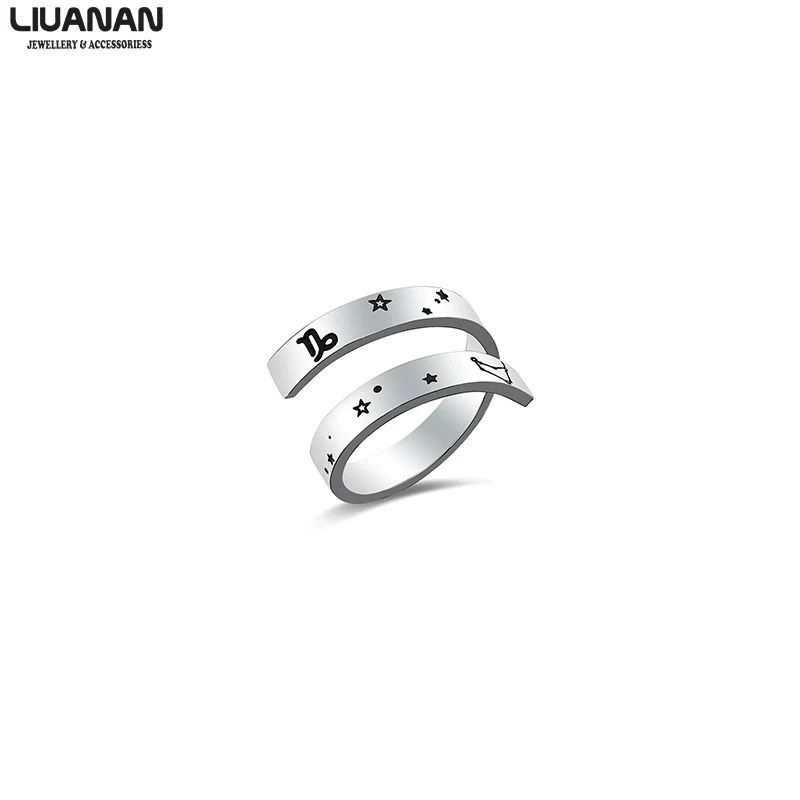 New Fashion Zodiac Rings Chic Stainless Steel Rings for Women Men Jewelry Graduation Birthday Gift Adjustable Engrave Rings
New Fashion Zodiac Rings Chic Stainless Steel Rings for Women Men Jewelry Graduation Birthday Gift Adjustable Engrave Rings