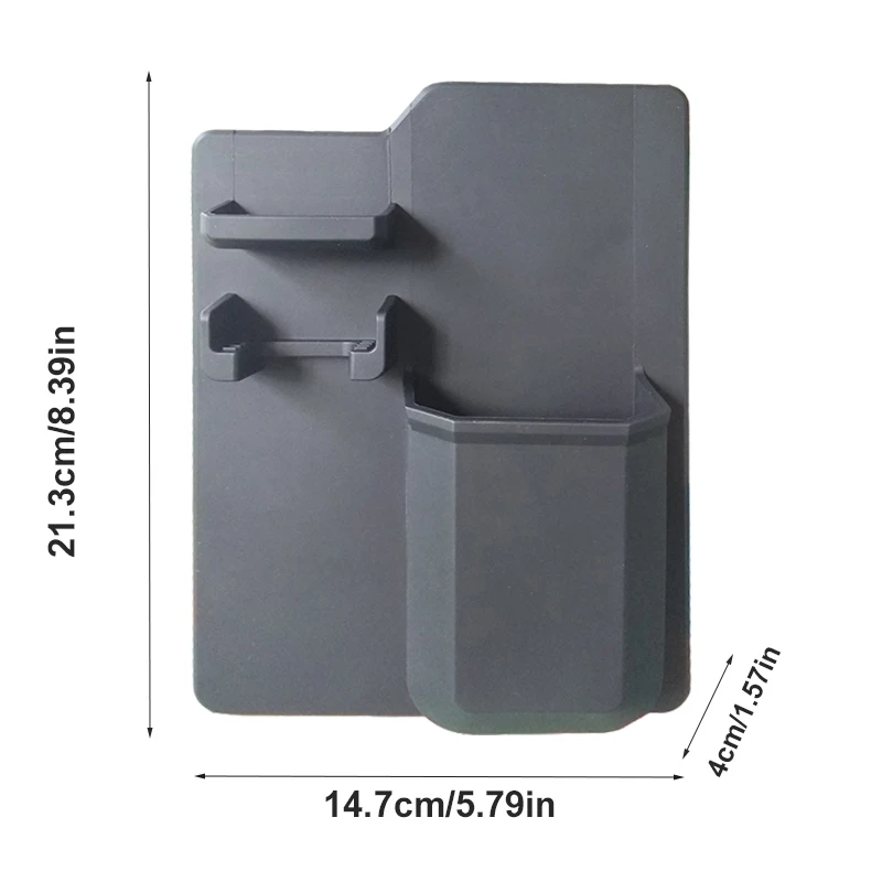 Silicone Toothbrush Holder Bathroom Storage Organizer Wall Mounted for Small Toiletry Items Shower Organizer and Razor Holder
Silicone Toothbrush Holder Bathroom Storage Organizer Wall Mounted for Small Toiletry Items Shower Organizer and Razor Holder