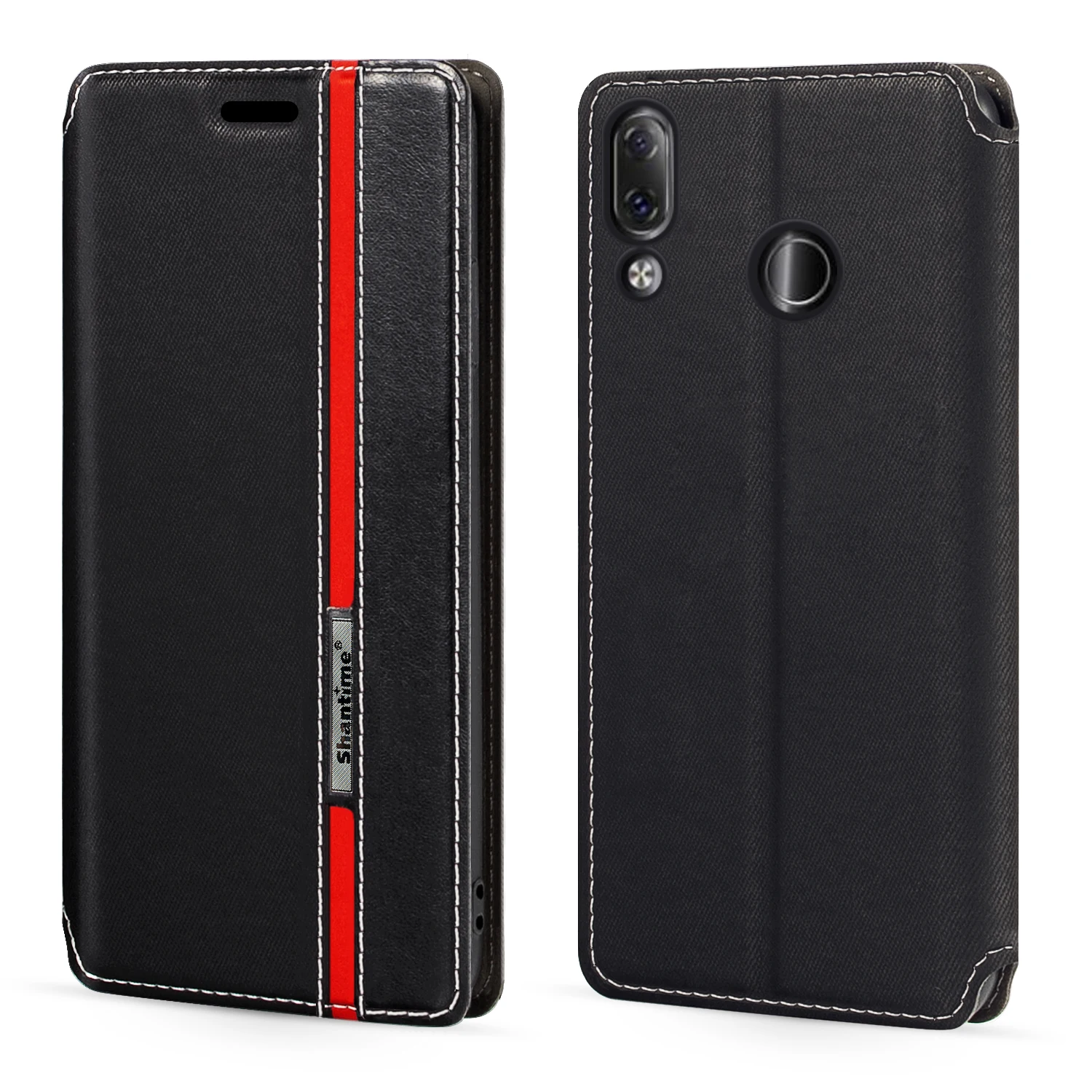 

For Lenovo Z5 Case Fashion Multicolor Magnetic Closure Leather Flip Case Cover with Card Holder 6.2 inches
