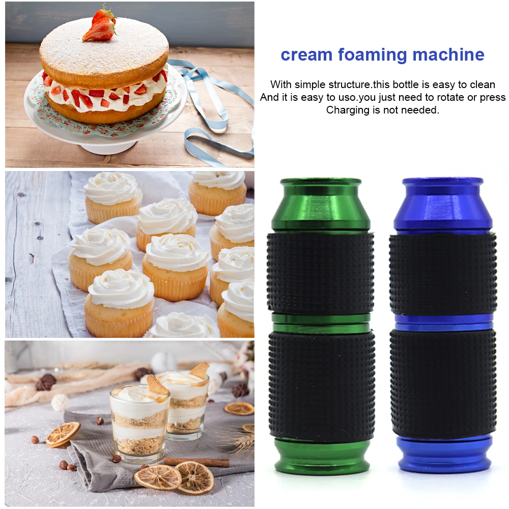 The 3rd Generation Portable Whipped Cream Cracker Dispenser Rubber Grip Safe Gas Canister Bottle Opener Cream Dessert Tools
The 3rd Generation Portable Whipped Cream Cracker Dispenser Rubber Grip Safe Gas Canister Bottle Opener Cream Dessert Tools