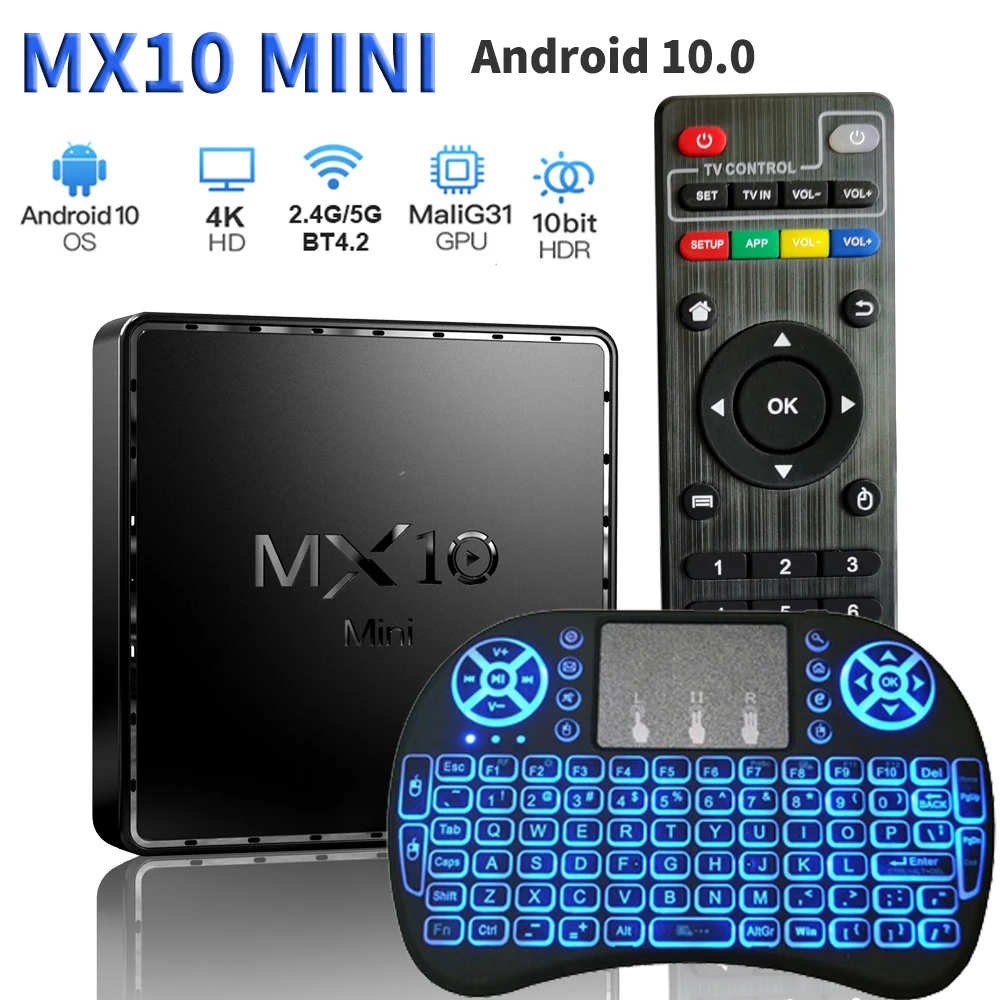 ТВ-приставка MX10 Mini Smart TV, Android, Allwinner H313/H616, 2,4 ГГц, Wi-Fi, Youtube, 6K, медиаплеер, Android 10, 4 ГБ, 64 ГБ, ТВ-приставка PK x96
ТВ-приставка MX10 Mini Smart TV, Android, Allwinner H313/H616, 2,4 ГГц, Wi-Fi, Youtube, 6K, медиаплеер, Android 10, 4 ГБ, 64 ГБ, ТВ-приставка PK x96