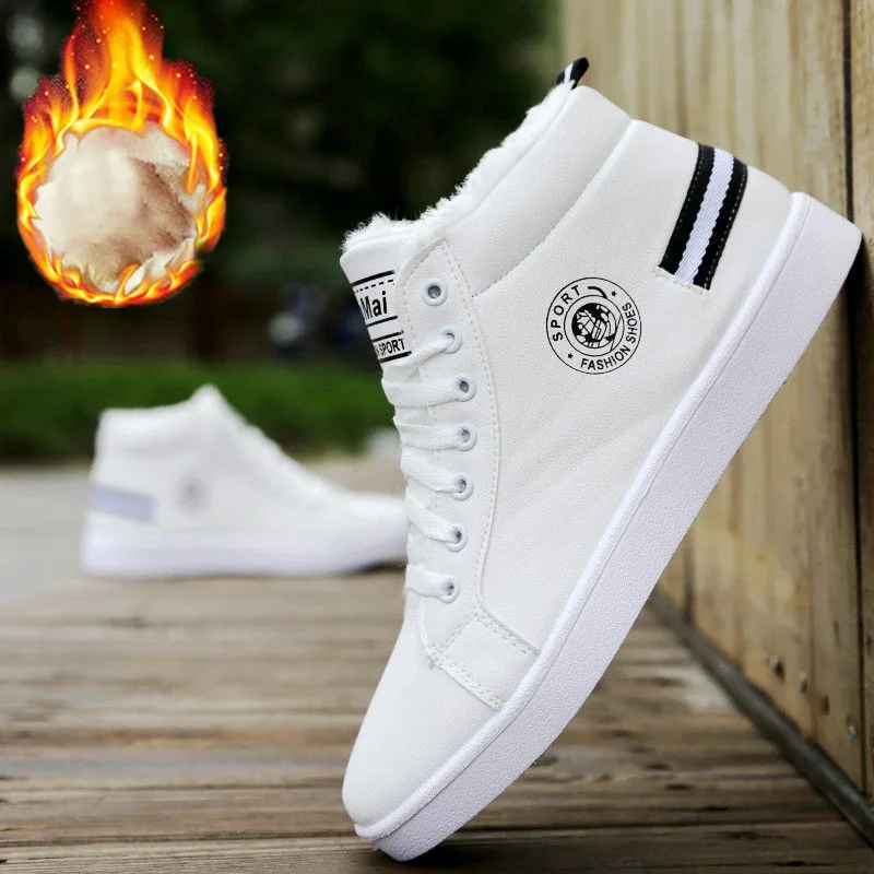 White Sneakers Ankle boots For Men Winter Plush Boots Leather Shoes Comfortable Sneakers Boys Waterproof Snow Boots 2020
White Sneakers Ankle boots For Men Winter Plush Boots Leather Shoes Comfortable Sneakers Boys Waterproof Snow Boots 2020