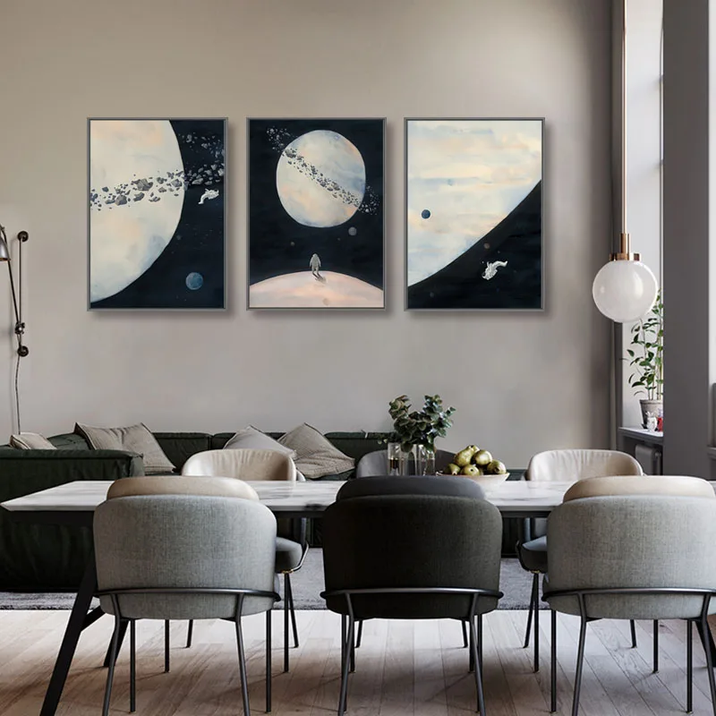 Space Poster Moon Universe Planet Astronaut Canvas Painting Nordic Black White Wall Art Pictures Modern Living Room Home Decor
Space Poster Moon Universe Planet Astronaut Canvas Painting Nordic Black White Wall Art Pictures Modern Living Room Home Decor