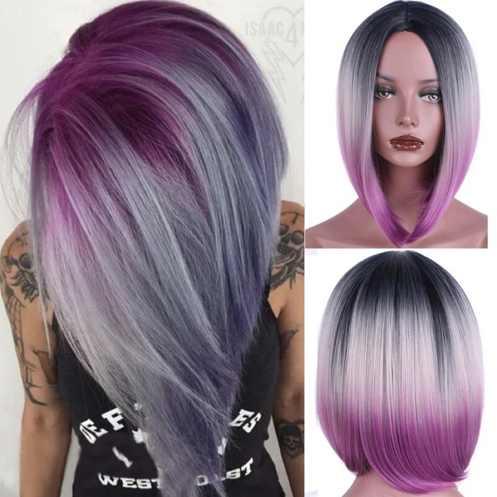 Short Wigs(Gradient) for Women Bob Wigs Natural Look Synthetic Hair for Cosplay Costume
Short Wigs(Gradient) for Women Bob Wigs Natural Look Synthetic Hair for Cosplay Costume