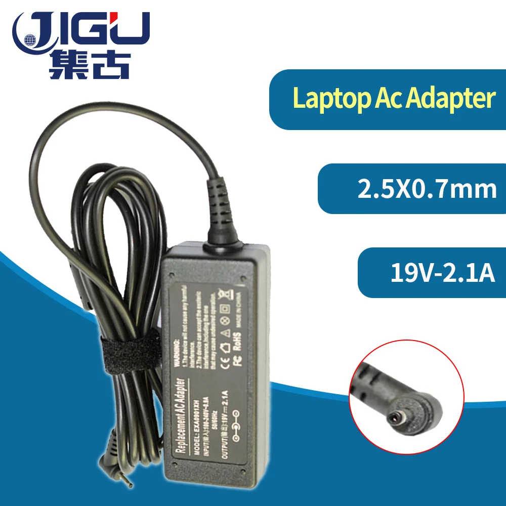 

19V 2.1A 40W 2.5*0.7MM Replacement For ASUS eee pc 1001ha Netbook Laptop AC Charger Power Adapter Input 100-240V free shipping