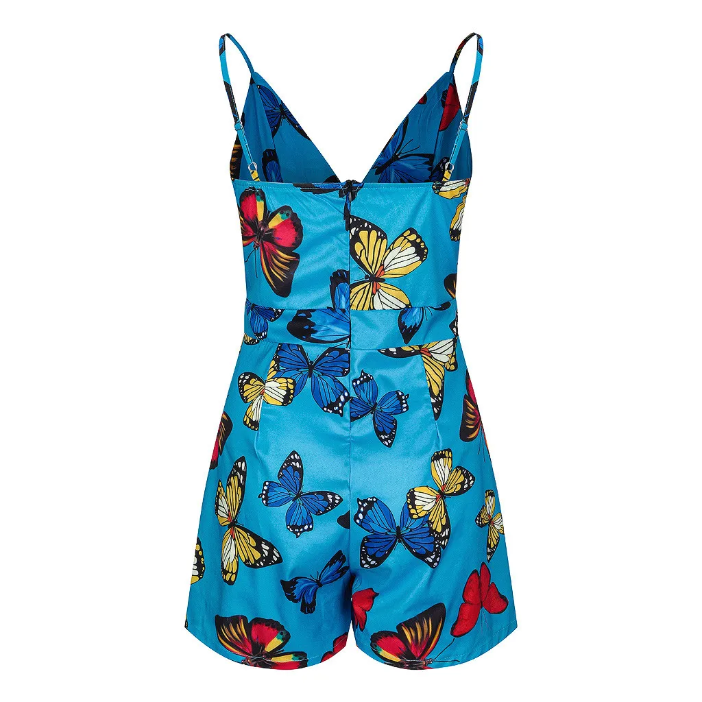 Sexy V-neck Spaghetti Strap Floral Print Women Short Romper Playsuit Female Beach Ruffle Sleeveless 2021 Fashion Casual Jumpsuit
Sexy V-neck Spaghetti Strap Floral Print Women Short Romper Playsuit Female Beach Ruffle Sleeveless 2021 Fashion Casual Jumpsuit