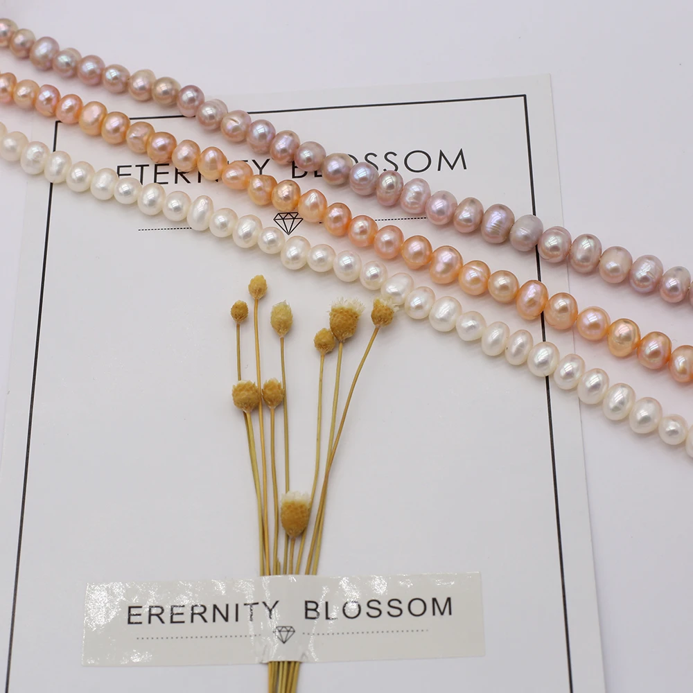 Top Natural 100%Freshwater Pearl Beads Round Loose Pearls Bead For DIY Charm Bracelet Necklace Jewelry Accessories Making 5-6mm 
Top Natural 100%Freshwater Pearl Beads Round Loose Pearls Bead For DIY Charm Bracelet Necklace Jewelry Accessories Making 5-6mm