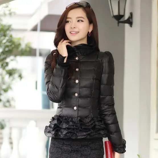 Autumn and winter new lightweight warm cotton padded clothes temperament celebrity cotton padded clothes women's short Ruffle
Autumn and winter new lightweight warm cotton padded clothes temperament celebrity cotton padded clothes women's short Ruffle