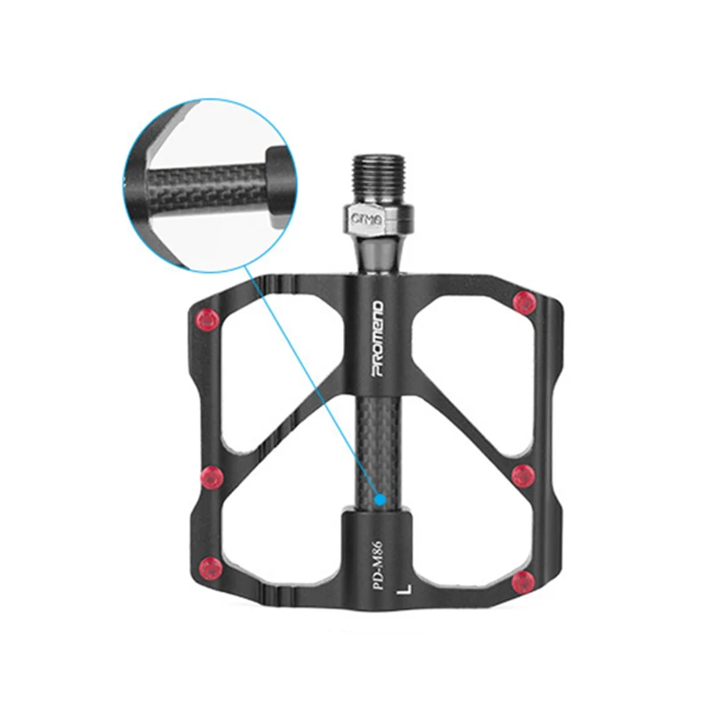 PROMEND Road Bike Pedal Anti-Slip Ultralight Bike Pedals Carbon Fiber 3 Bearings Pedale
PROMEND Road Bike Pedal Anti-Slip Ultralight Bike Pedals Carbon Fiber 3 Bearings Pedale