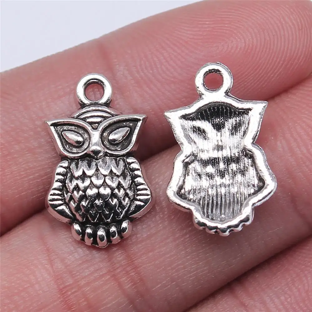 5pcs 20x12mm Owl Charms Antique Silver Plated Pendant Charms For Jewelry Making Jewelry Accessories 
5pcs 20x12mm Owl Charms Antique Silver Plated Pendant Charms For Jewelry Making Jewelry Accessories