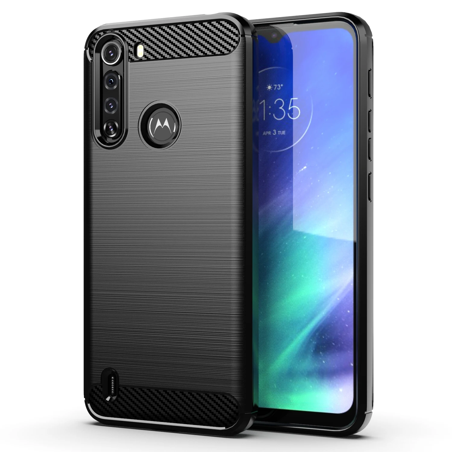 FOR Motorola One Hyper Macro Vision Plus Brushed Texture Phone Case Shockproof Cover Carbon Fiber Luxury Case
FOR Motorola One Hyper Macro Vision Plus Brushed Texture Phone Case Shockproof Cover Carbon Fiber Luxury Case