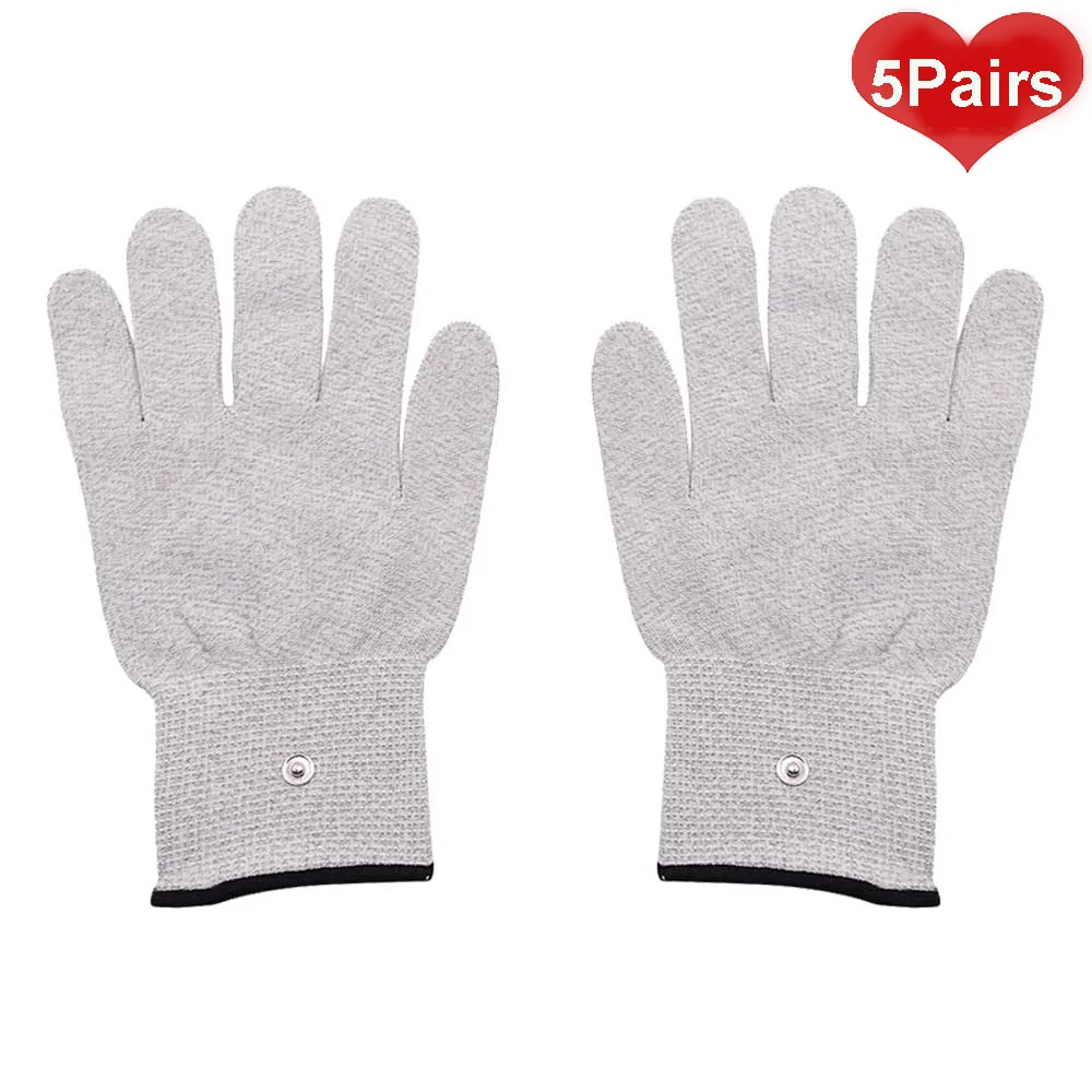 5 Pairs Electrode Gloves for TENS Unit Digital Therapy Machine EMS Pulse Body Massager Massage Device Physiotherapy Relaxation
5 Pairs Electrode Gloves for TENS Unit Digital Therapy Machine EMS Pulse Body Massager Massage Device Physiotherapy Relaxation
