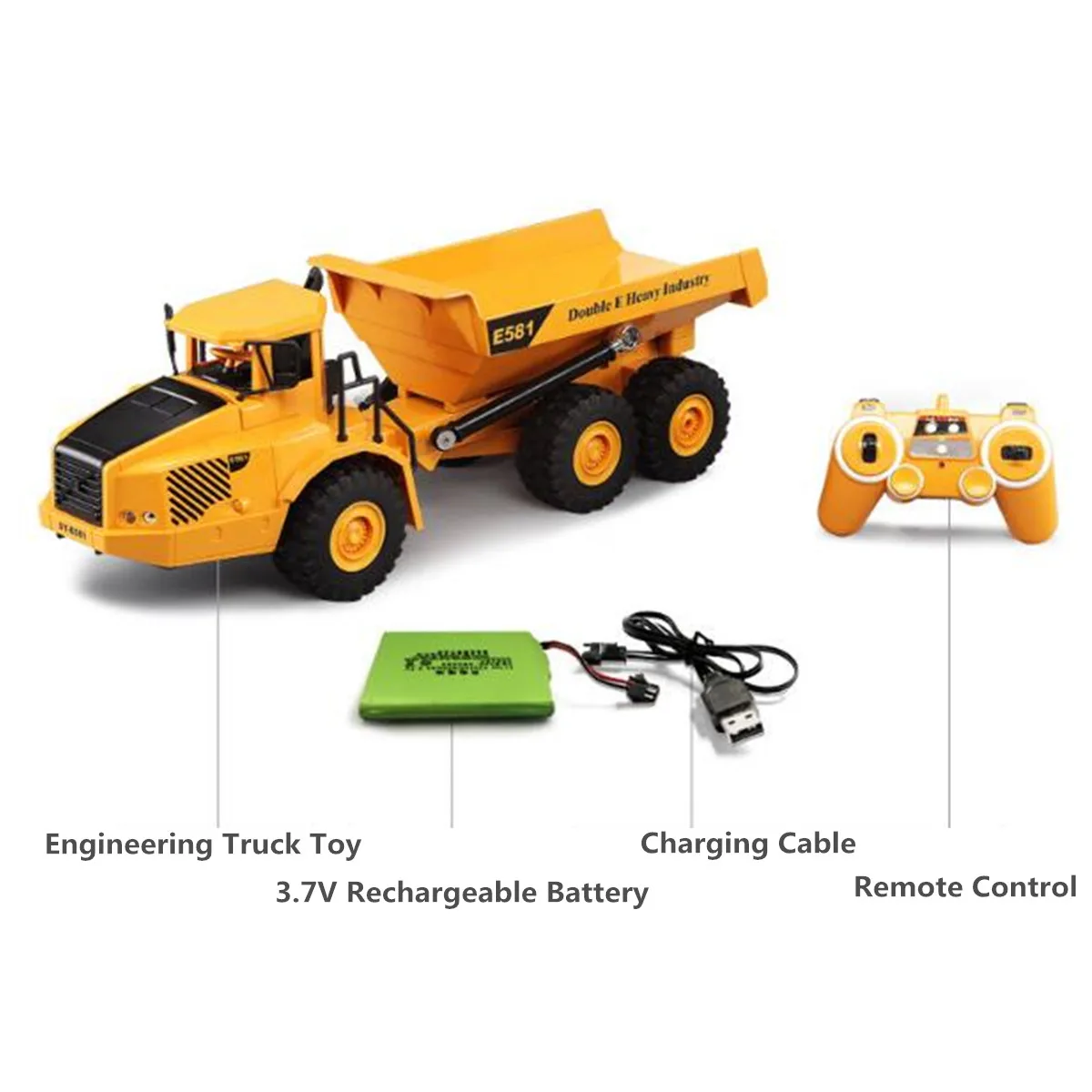 40CM Large 2.4G RC Dump Truck Remote Control Dumper Construction Engineering Vehicle Tilting Cart Kids RC Model Toy
40CM Large 2.4G RC Dump Truck Remote Control Dumper Construction Engineering Vehicle Tilting Cart Kids RC Model Toy
