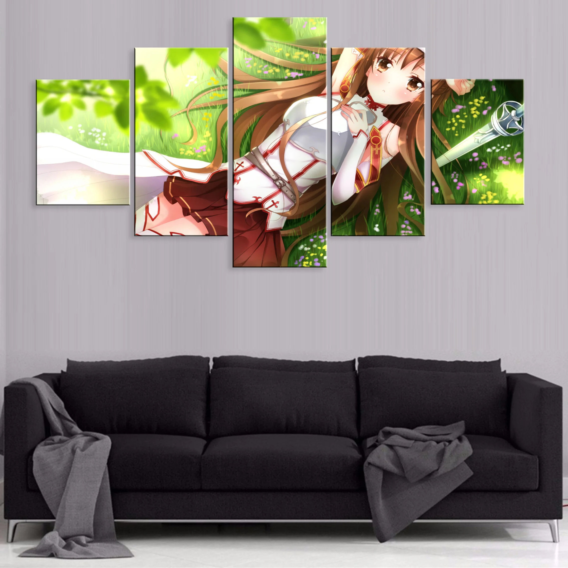 Framework Modular Hd Home Decoration Pictures 5 Pieces Poster Canvas Paintings Decor Anime Sword Art Online Asuna
Framework Modular Hd Home Decoration Pictures 5 Pieces Poster Canvas Paintings Decor Anime Sword Art Online Asuna