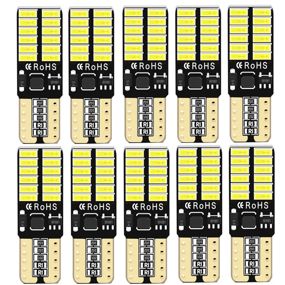 10 шт. T10 светодиодный 194 W5W 24 светодиодный CANBUS 3014SMD ошибок автомобиля клиновидные боковые светильник 
10 шт. T10 светодиодный 194 W5W 24 светодиодный CANBUS 3014SMD ошибок автомобиля клиновидные боковые светильник
