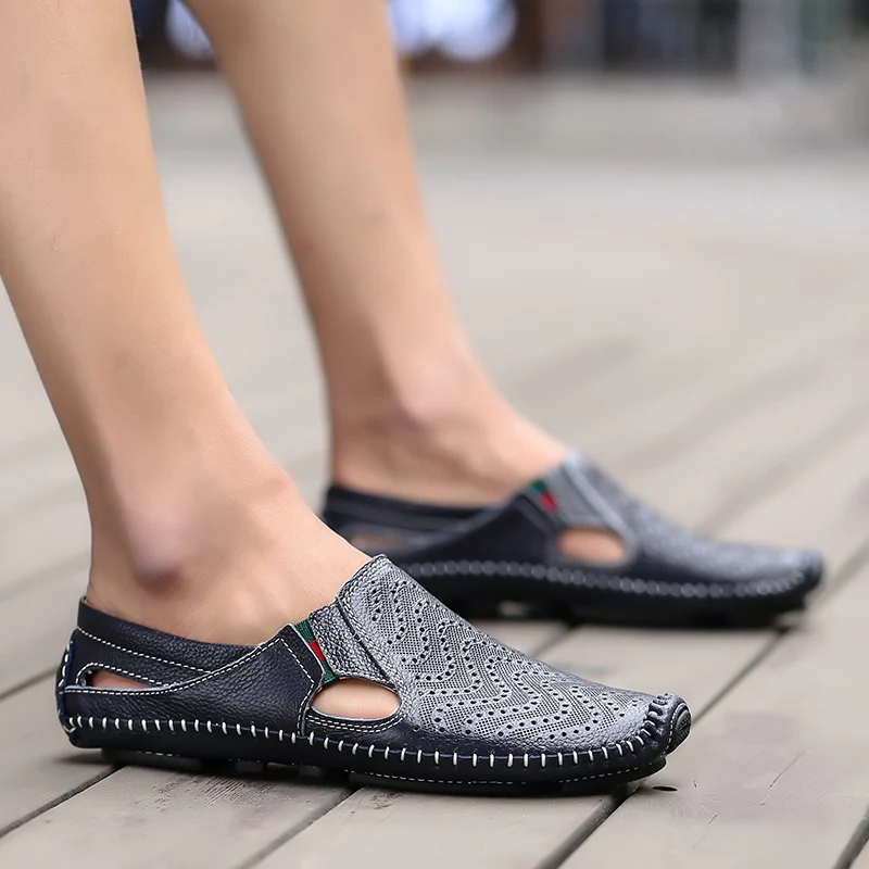 Zandalias Hombre Sandles For Men Sandalias De Cuero Para Hombre Summer Beach Sandals Leather Flat Big Size Roman Sport Unisex
Zandalias Hombre Sandles For Men Sandalias De Cuero Para Hombre Summer Beach Sandals Leather Flat Big Size Roman Sport Unisex