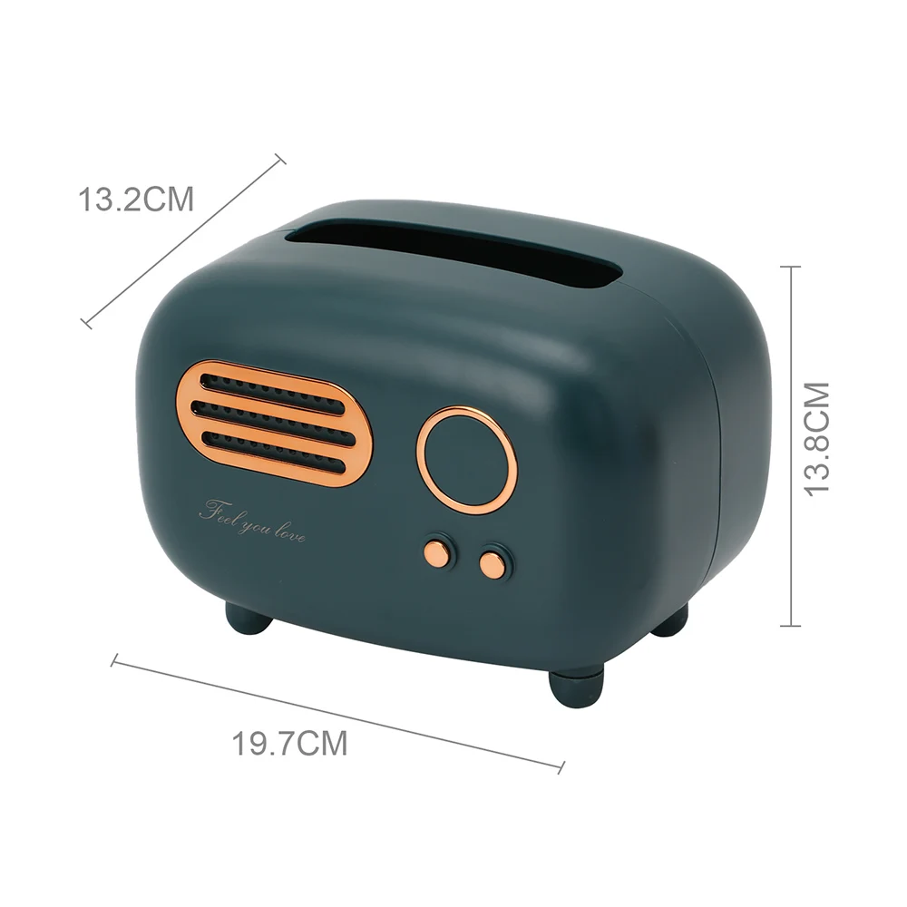 Radio Model Tissue Box Desktop Paper Holder Towel Storage Napkin Case Organizer Ornament Craft Wet Wipes Dustproof Storage Box 
Radio Model Tissue Box Desktop Paper Holder Towel Storage Napkin Case Organizer Ornament Craft Wet Wipes Dustproof Storage Box